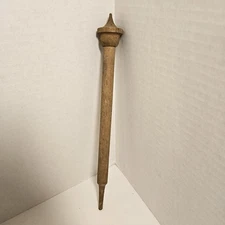 Antique Wooden Spinning Spool sewing collectible great condition early 1900s