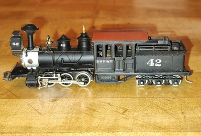 United Models HOn3 BRASS DSP&P 2-6-6T Mason-Bogie Steam Locomotive, Needs Work