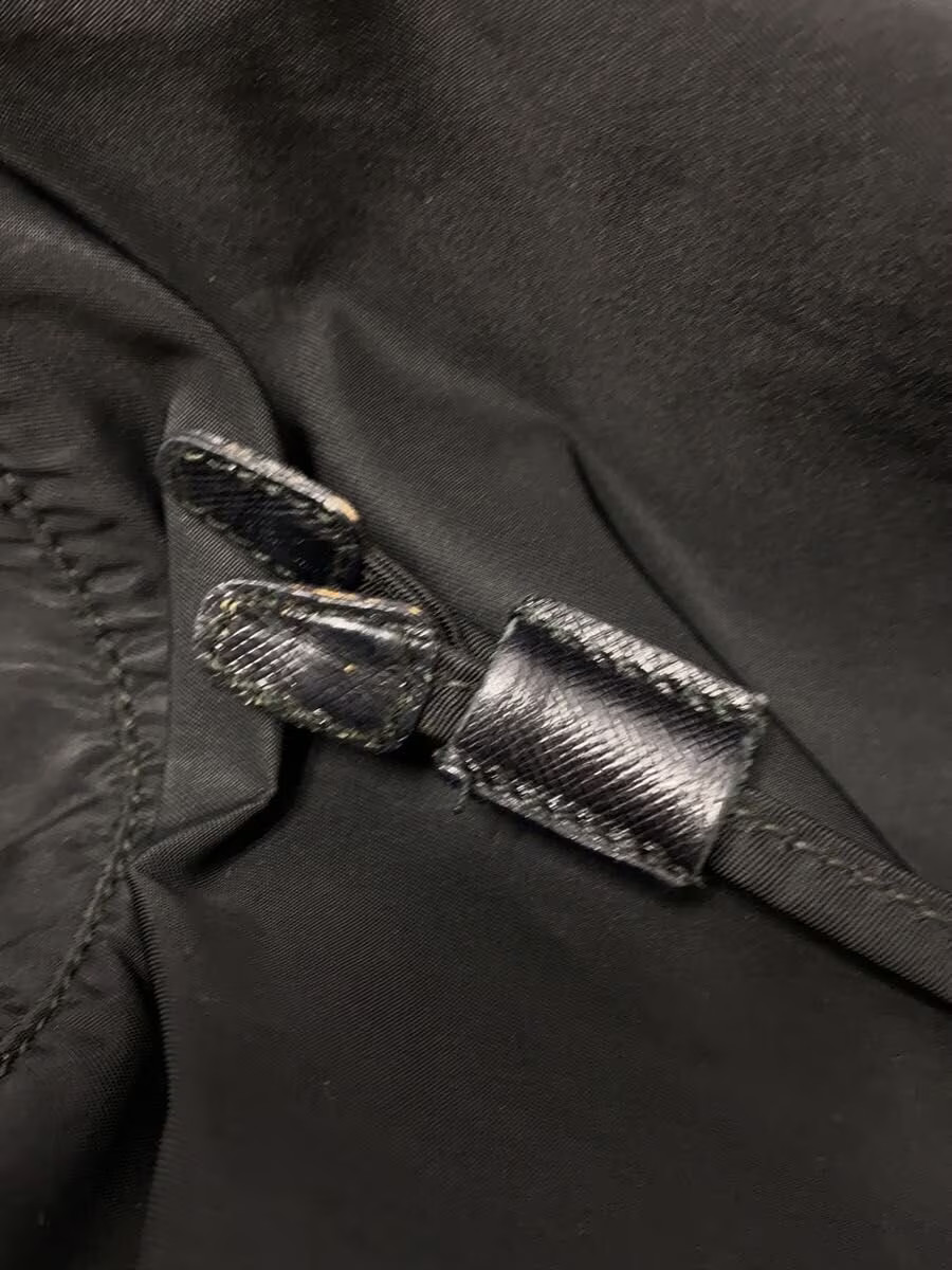 PRADA Triangle Plate Drawstring Backpack in Nylon… - image 7