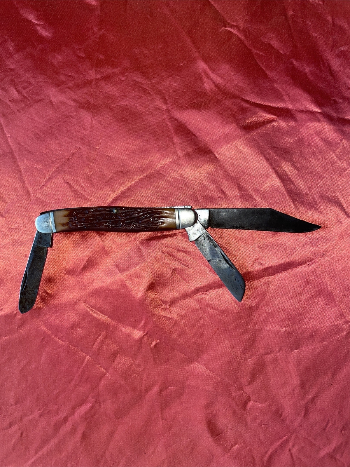 Camillus Pocket Knife New York USA Junior Premium Stock Knife eBay