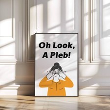 Rude Wall Print , Sarcastic Wall Print ,  Slang Quirky Wall Art , Hallway Art