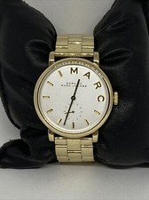 Marc Jacobs MBM3243 Women's Stainless Steel Analog White Dial Quartz Watch JK897