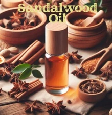 Sandalwood Perfume Body Oil - Thick & Uncut