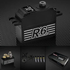 POWER HD R6 Coreless Motor 104.0 oz  / .08 Alum Gear Digital Servo