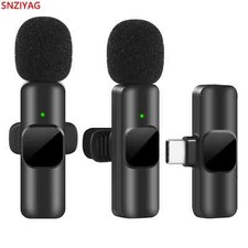Wireless Microphone - Portable Audio Video Recording Mini Mic - all phones
