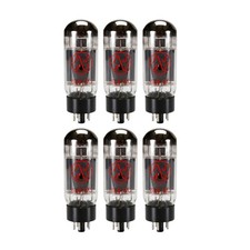 New Plate Current Matched Sextet (6) JJ / Tesla Electronics 6L6GC Vacuum Tubes