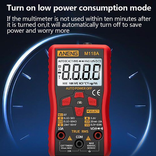 ANENG M118A Digital Multimeter Portable AC/DC Tester Mini Resitance Meter RM W❤D - Bild 7 von 12