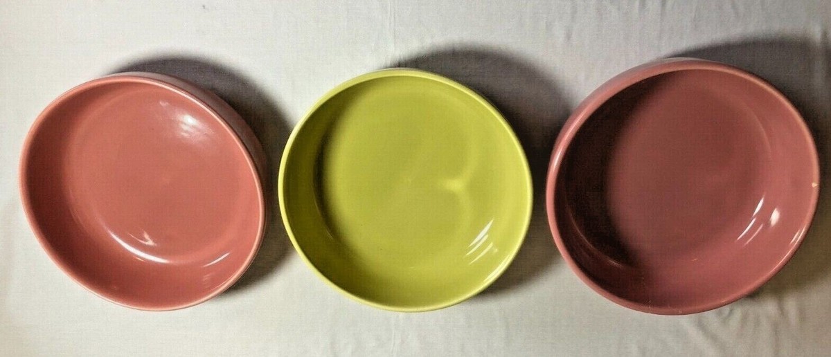 Bauer Pottery Monterey Moderne 7 inch Bowl ~ Your Choice Pink or