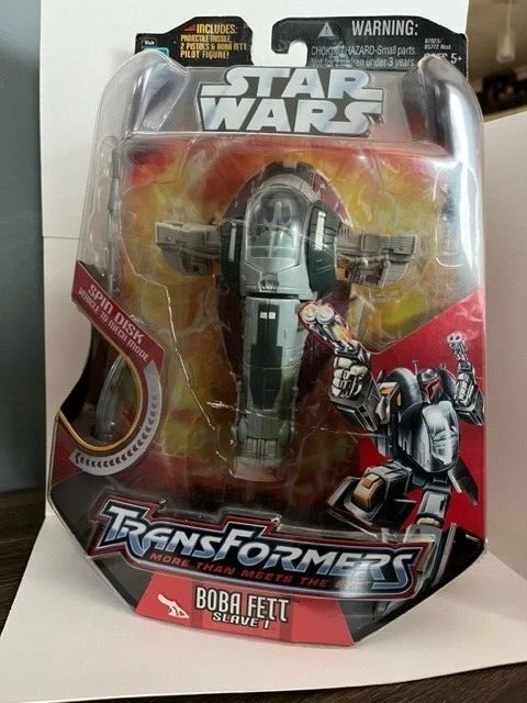 TRANSFORMERS / STAR WARS : BOBA FETT SLAVE 1 ONE ACTION FIGURE - BNIB SOME WEAR - Image 2 of 4