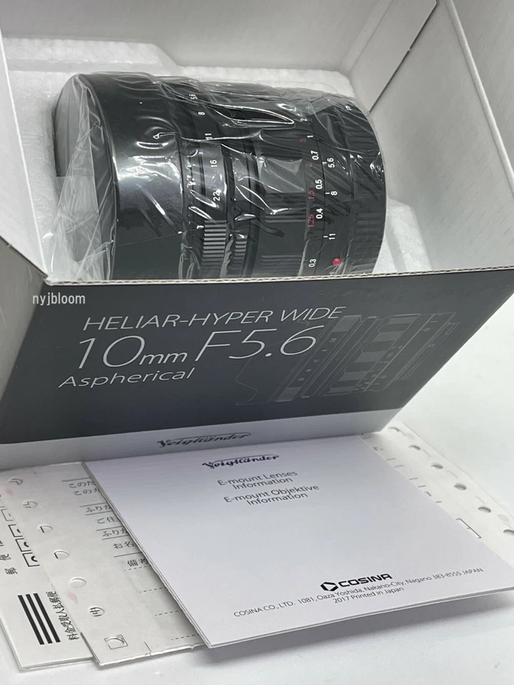 Nuevo Lente Asférica Voigtlander HELIAR-HYPER WIDE 10mm f/5.6 para Montaje Sony E Foto 3 de 4