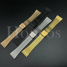 20 22 MM Steel Expansion Bracelet Clasp Quick Release Watch Band Fits Movado US