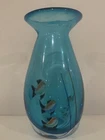Murano Art Glass Fish Aquarium Vase