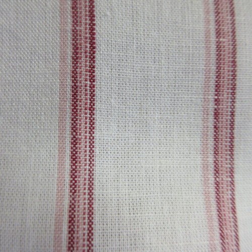 SPLENDID Ladies Linen Blend Blouse Top Sz L Yoked Red Wht Strip V Neck Shirt NWT - Picture 4 of 13