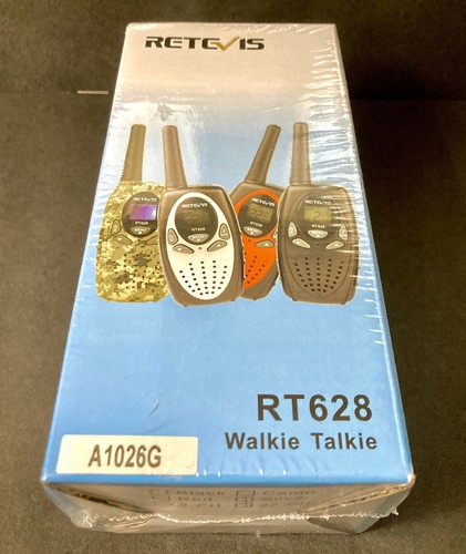 Retevis RT628 Sett Med 2 Pack Travel Silver Walkie Talkie Kid Friendly - Picture 6 of 7