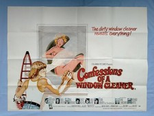 CONFESSIONS OF A WINDOW CLEANER (1974) original UK quad poster - Robin Askwith