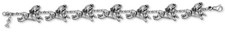 Shih Tzu Bracelet Handmade Silver Shih Tzu Jewelry SLH2-B