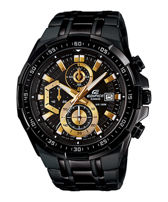Casio Edifice Chronograph Watch for Men EFR-539BK-1AV Black Dial