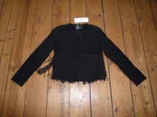 NEU * Suite * Lederjacke * Fransen * schwarz * Coachella * S * NP 379,00 €