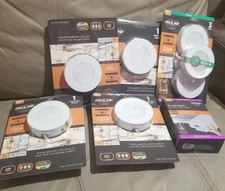 ProLink Plug-in LED Under Cabinet Puck Lights (7-Pk) W/ In Line Switch & Remote