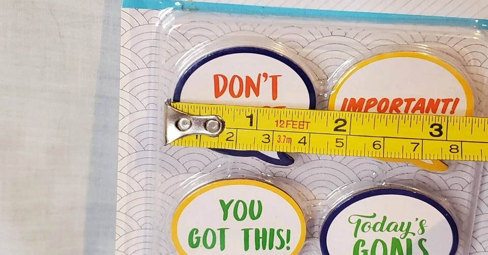 Thumbtacks Expressions Tacks with Messages Push Pins Home Office 6pk - Image 4 of 4