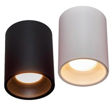 Plafoniera moderna faretto cilindro soffitto GU10 lampada LED 8W luce da interni