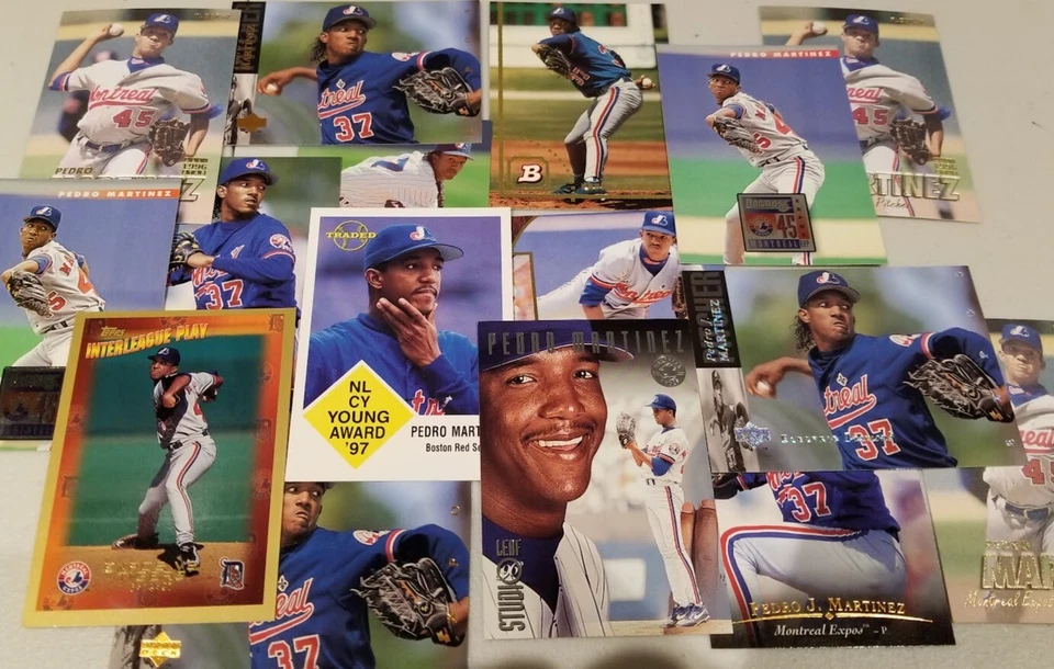 ENORME Lote de 500 Tarjetas de Béisbol Equipo MLB: Montreal Expos HoF RCs Estrellas Insertos + BONO Foto 4 de 4