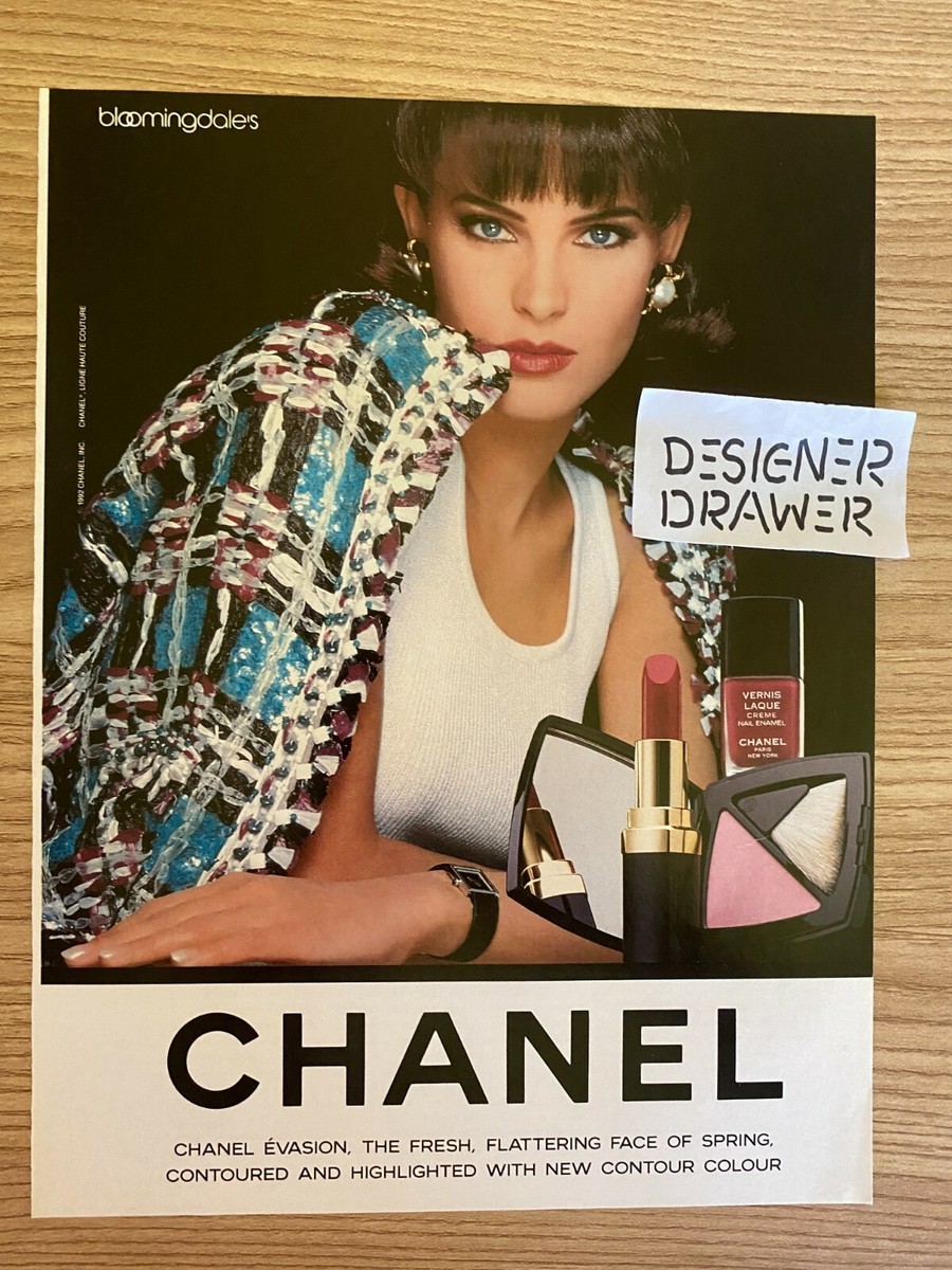Chanel Cosmetics 1993 Evasion Line Print Ad Advertisement | eBay