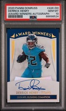 Derrick Henry 2020 Panini One Award Winners Autograph PSA 10 *Pop 4* 🔥🔥🔥