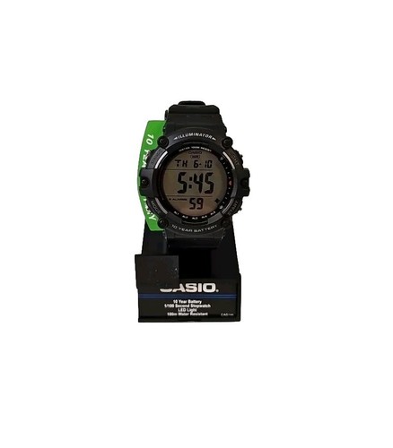 Casio Men's Watch Black Resin Band, Alarm, Illuminator AE1500WH-1AV - Picture 4 of 7