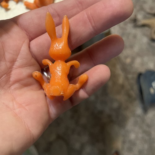Vintage Nabisco Prize Spoon Sitter Lot of 6 Orange Characters Friends Of Pooh - Picture 14 of 14