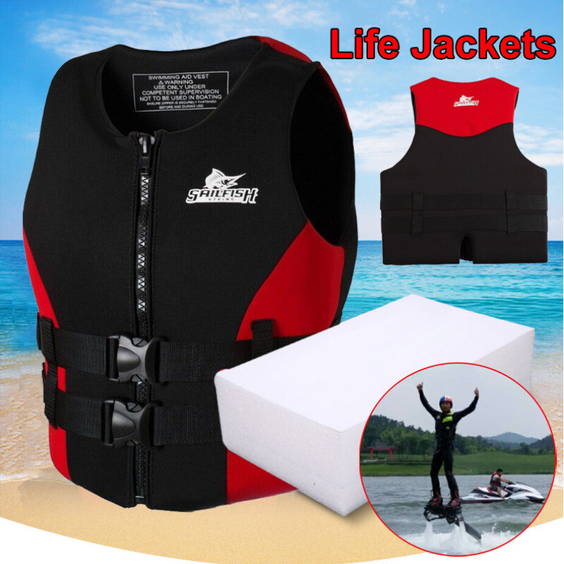 Aquatic Sports Neoprene Life Vest Jet Ski Fishing Enhanced