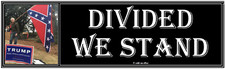 anti Trump: DIVIDED WE STAND political bumper sticker