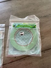 2 B/N - 5 OOP ..1/4" inch x 60yd STIKK Green Painters Tape 14 Day Easy Removal