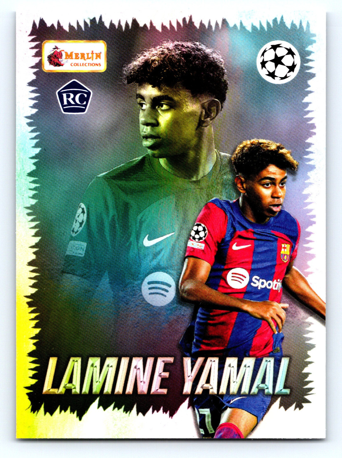 2023-24 TOPPS Merlin Heritage UCC - 134 Lamine Yamal (FC Barcelona 