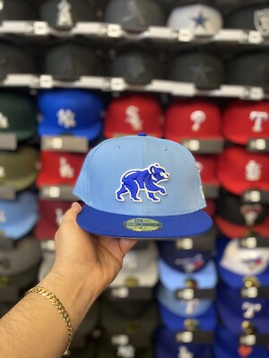 New Era Chicago Cubs Crawling Cub 59Fifty Fitted Hat (Sz 7 1/2) | eBay