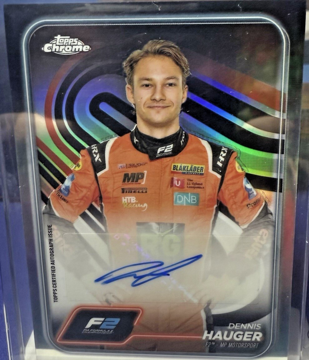 2024 Topps Chrome Formula 1 - Autographs Dennis Hauger #CAC-HAU (AU)