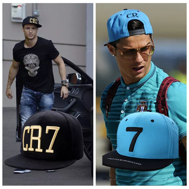 Cristiano Ronaldo CR7 Cap Black Football Real Madrid Boys Girls Baseball  Cap