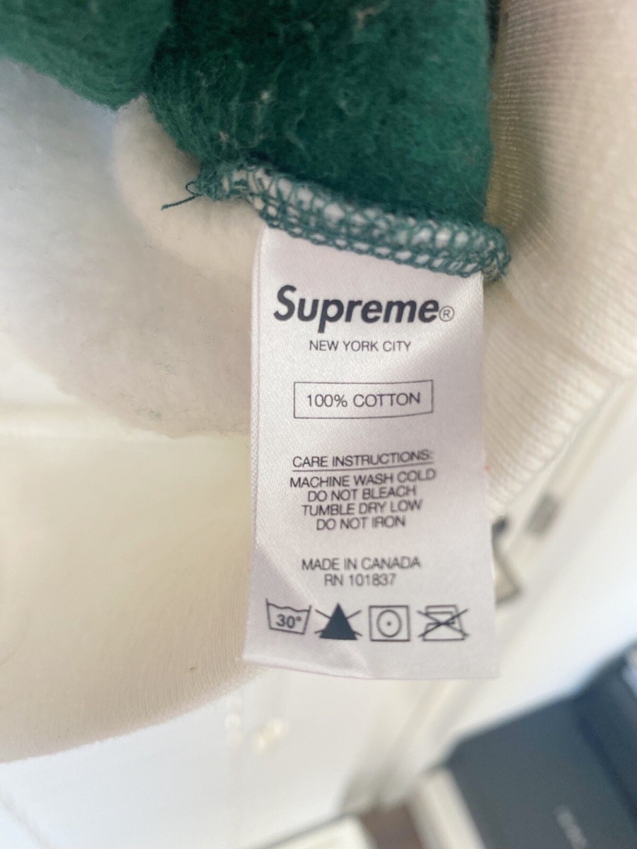 Supreme SS16 Paneled Crewneck Sweater Sweatshirt White/Green/Red M