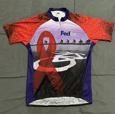 Voler FedEx Cycling Biking Jersey San Francisco Los Angeles AIDS Lifecycle XL