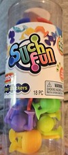 Pack of 18 Pieces: Such Fun Suction Cup Stackers Learning Toy 3C    