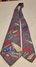 1940s 50s VTG Rare Trucking Trailmobile Beau Brummell Auto Semitrailer Necktie
