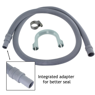 Verlängerung Ablauf Auslaufrohr Schlauch für Haier Geschirrspüler 1,5m lang Set 18mm / 22mm