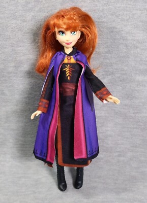 Disney Anna Doll Frozen 2 Hasbro 11'' Figure Princess Dress with Black Boots