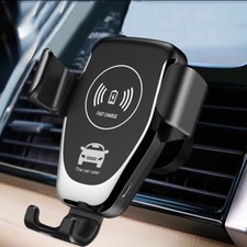 10W Fast Wireless Charger Gravity Sensor Car Holder for iPhone 13 12 Samsung