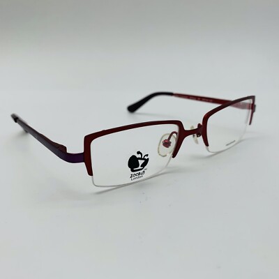 ZOOBUG Brille ROT ECKIG Brillengestell MOD: BILLBUG05