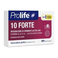 Prolife 10 Forte Integratore Di Fermenti Lattici E Vitamine, 20 Capsule
