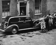 King's Representative Mr C Monckton entering the King's car - 1936 Old Photo 1