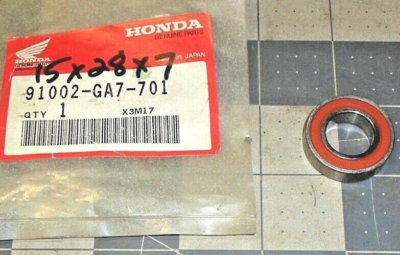 HONDA CH250 ELITE 91002-GA7-701 BALL BEARING 15X28X7MM 1 QUANTITY