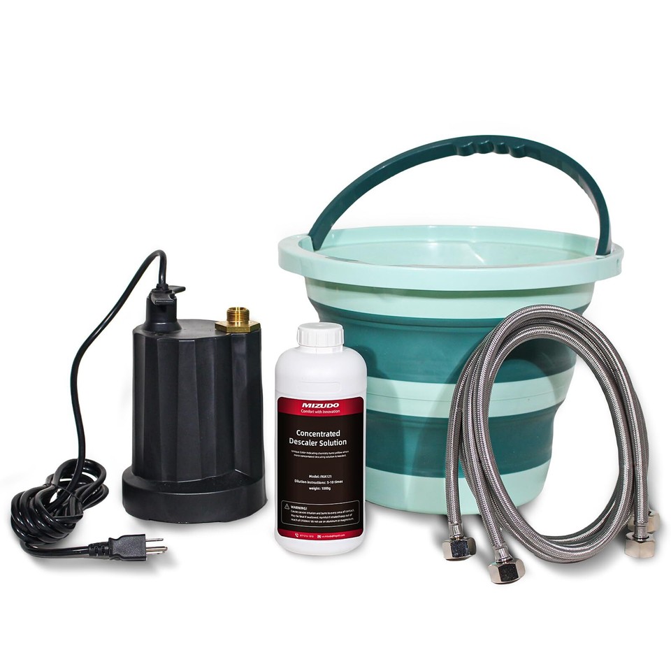 Tankless Water Heater Flushing Kit MIZUDO Heater Cleaner with