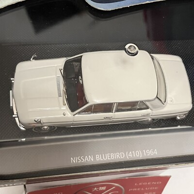 Rare EBBRO Oldies Nissan Bluebird 410 1964 White 1:43 JDM Diecast